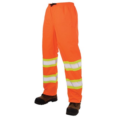Tough Duck Hi-Vis Packable Safety Rain Pants
